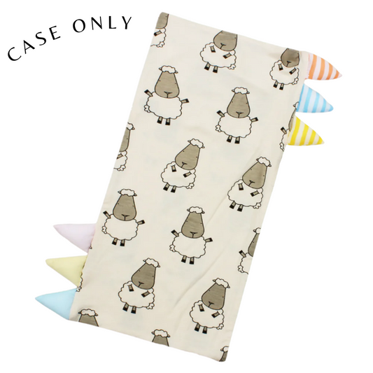 Medium Bed-Time Buddy™ Case Big Sheepz Yellow with Colour & Stripe tag