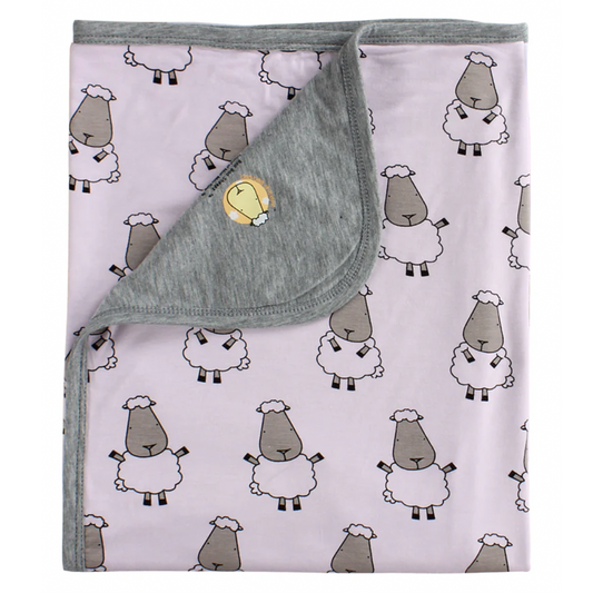 Double Layer Blanket Big Sheepz Pink -36M