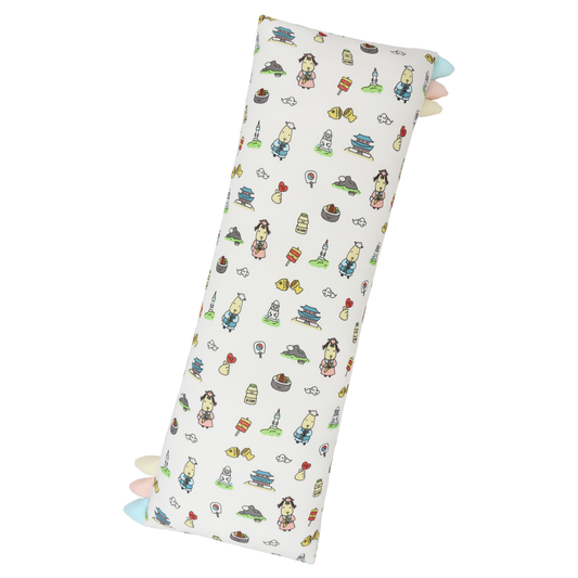 XL Bed-Time Buddy™ Seoul Snuggles K05 White with Color tag