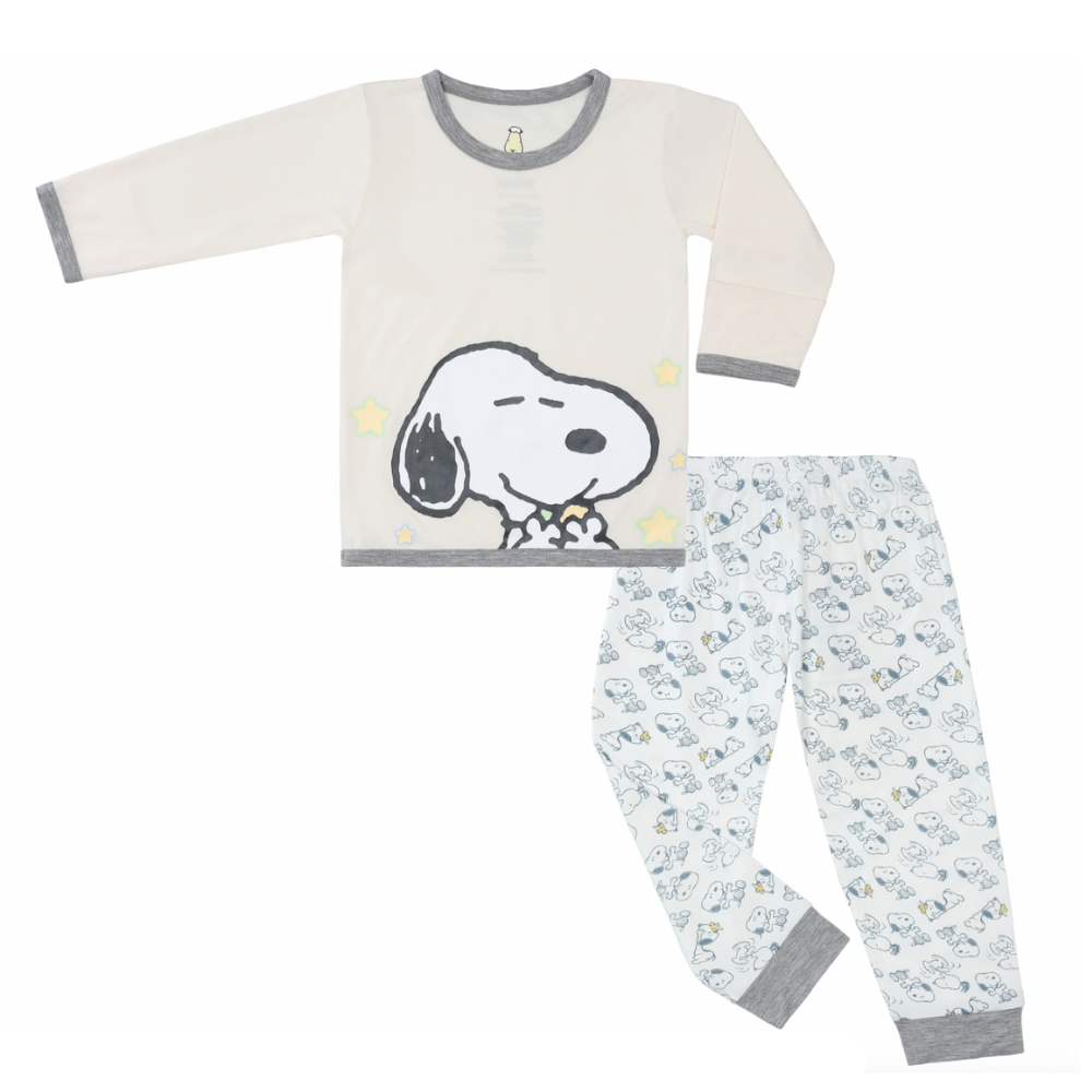 Snoopy PJ Set S05 Yellow + Pants S02 White