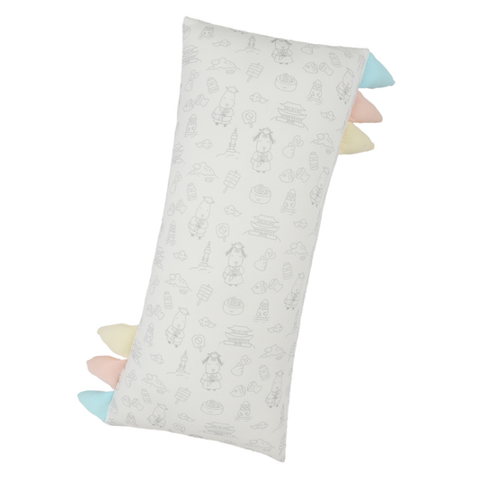 Jumbo Bed-Time Buddy™ Seoul Soft K03 White with Color tag