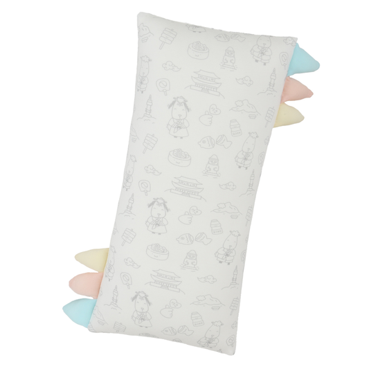 Medium Bed-Time Buddy™ Seoul Soft K03 White with Color tag