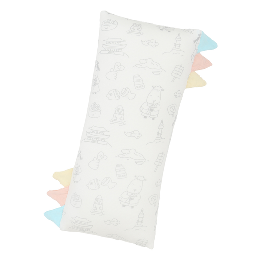 Small Bed-Time Buddy™ Seoul Soft K03 White with Color tag
