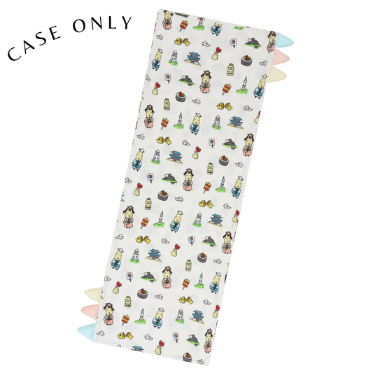 XL Bed-Time Buddy™  CASE ONLY Seoul Snuggles K05 White with Color tag