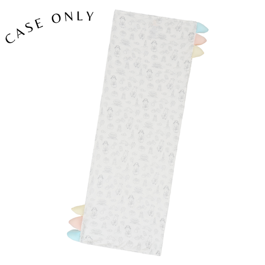 XL Bed-Time Buddy™  CASE ONLY Seoul Soft K03 White with Color tag