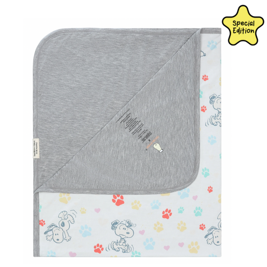 Double Layer Snoopy Blanket S01 White - 36M