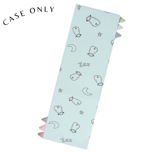XL Bed-Time Buddy - CASE ONLY - Sweet Dreams Baa Baa Blue with Colour tag