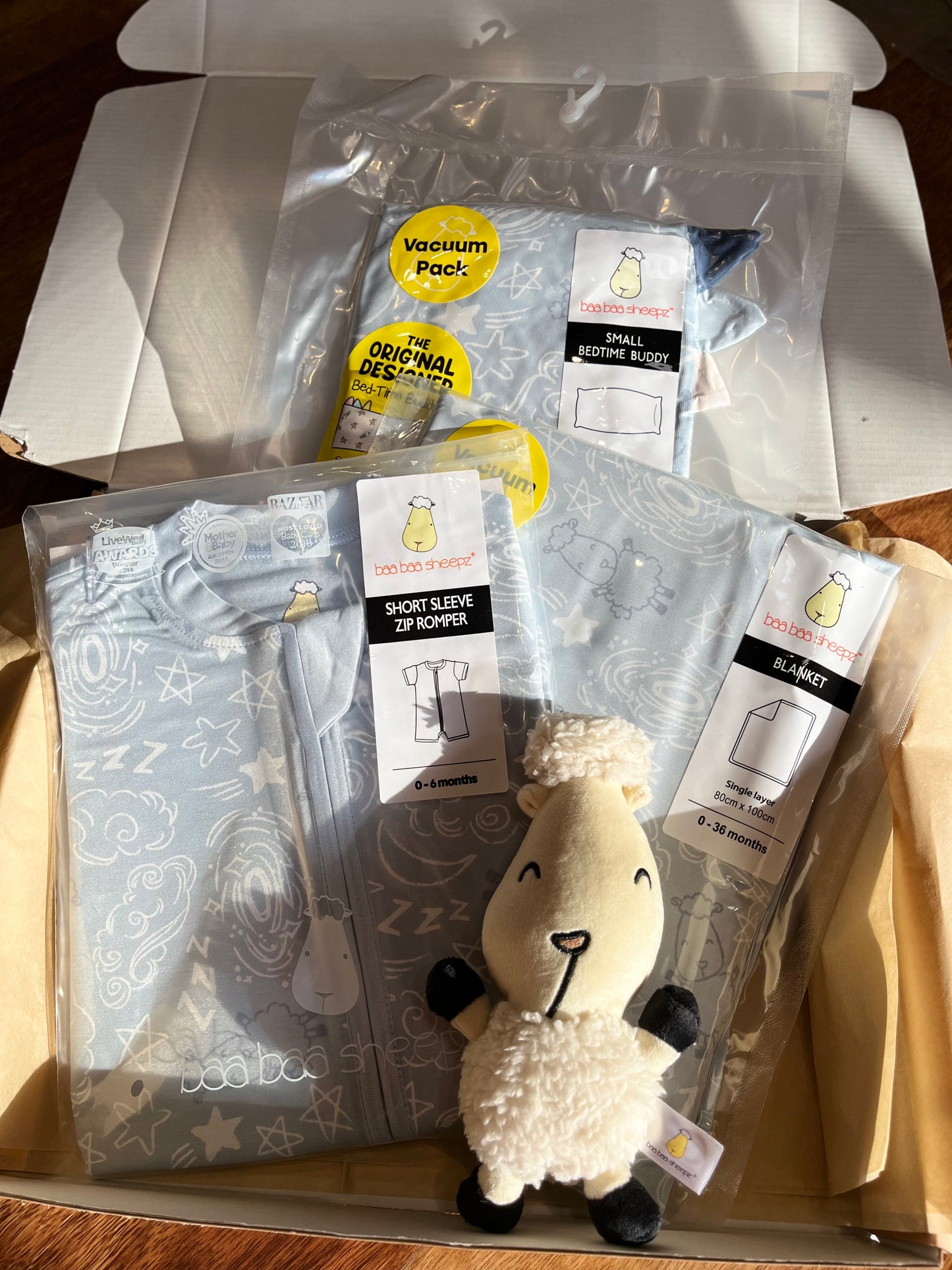 Summer Essentials Baa Baa in the Universe Blue Gift Set