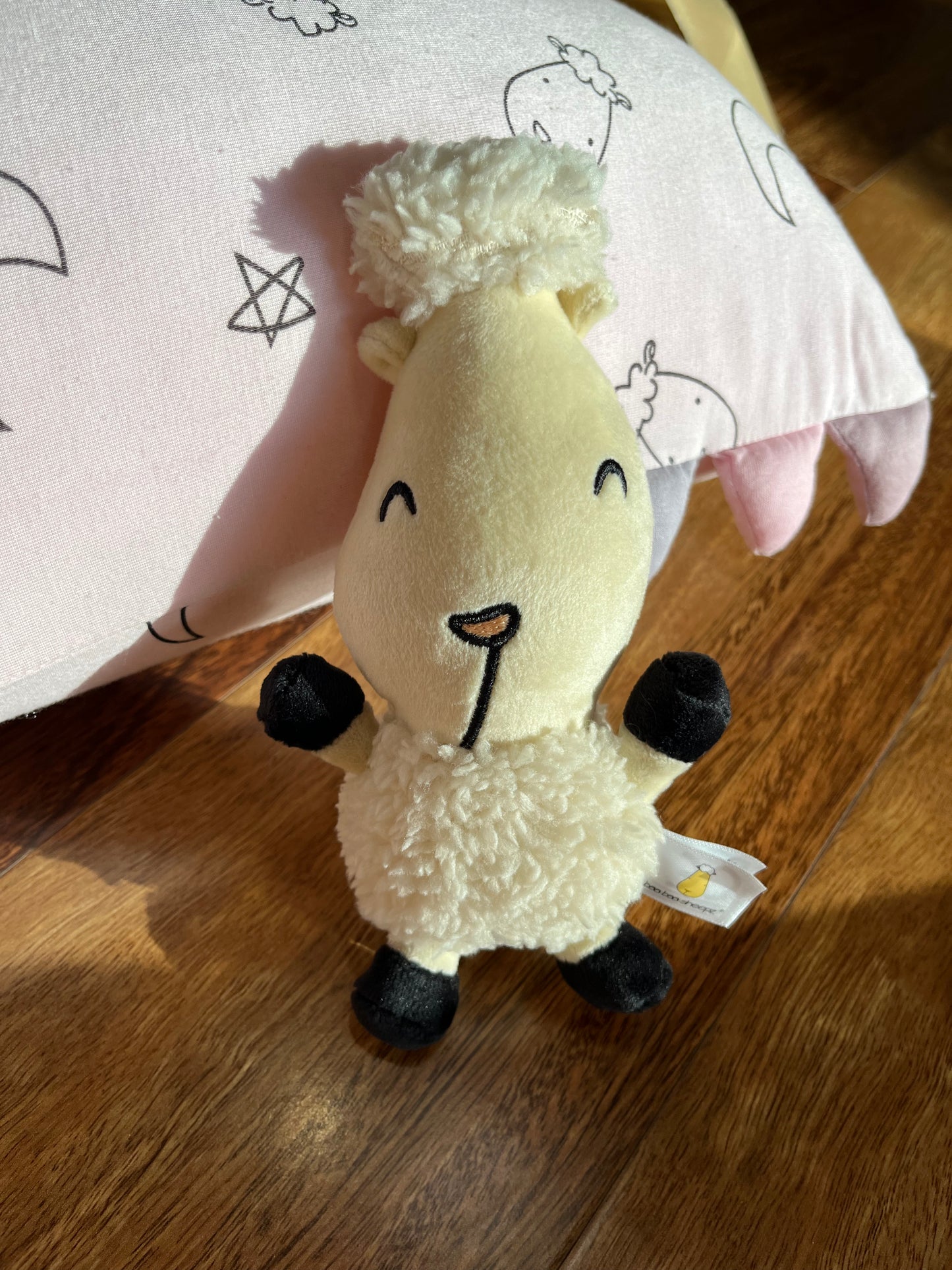 Baa Baa Soft Toy A Fluffy Keychain - 16cm Small