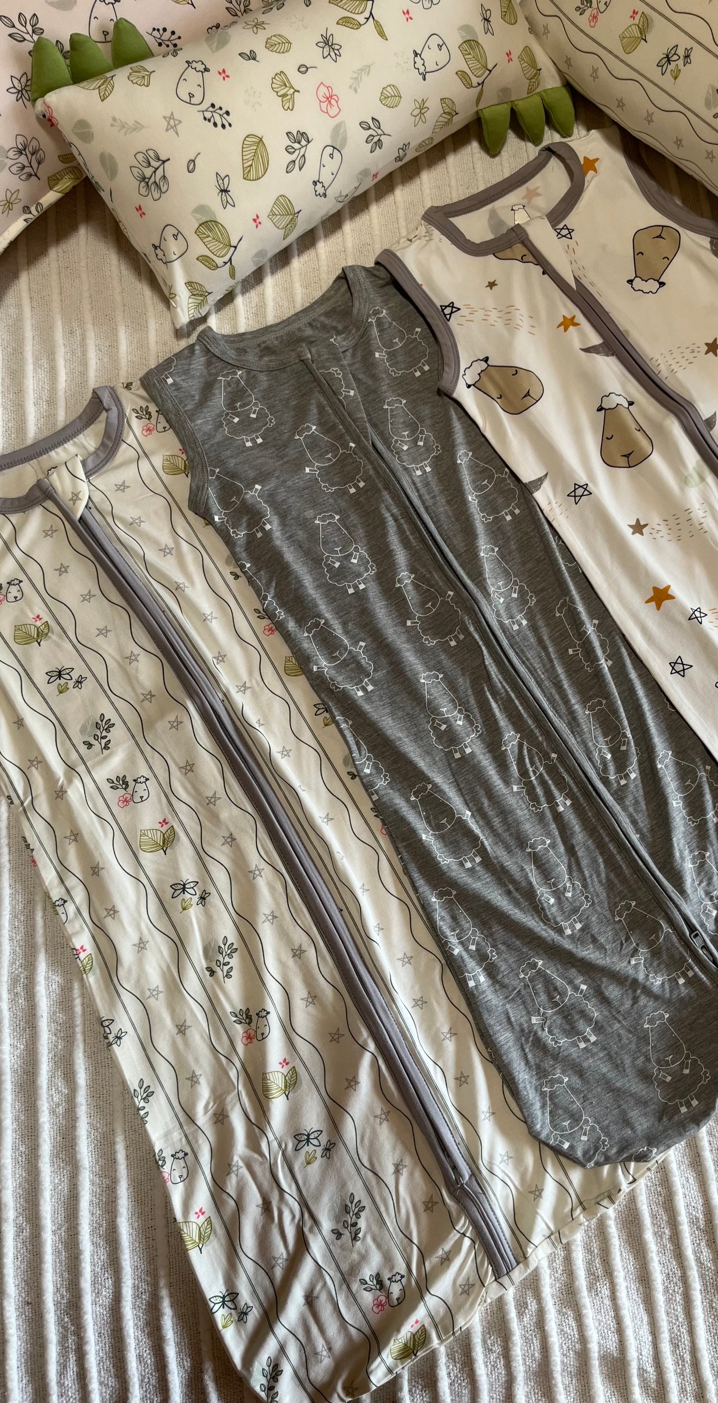 Sleeveless Sleeping Bag Dream Garden B Cream