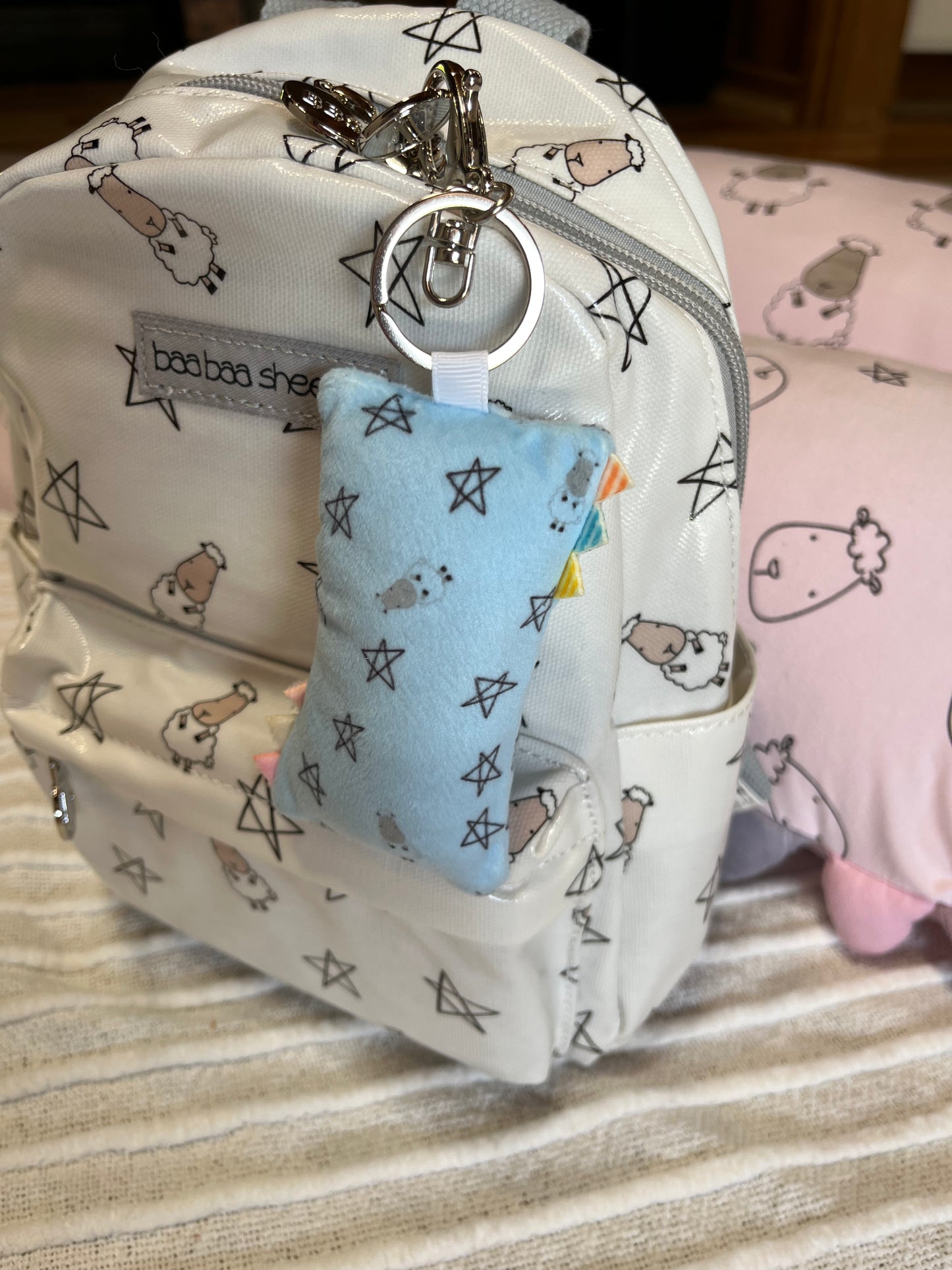 Keychain Bed-Time Buddy Small Stars & Sheepz - 10cm
