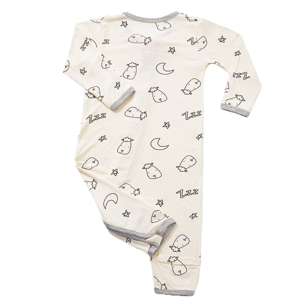 Zip Romper - Sweet Dreams Baa Baa Yellow