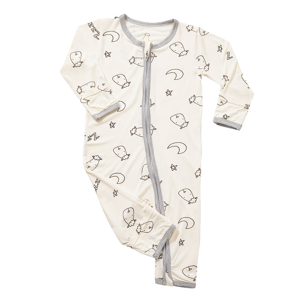 Zip Romper - Sweet Dreams Baa Baa Yellow