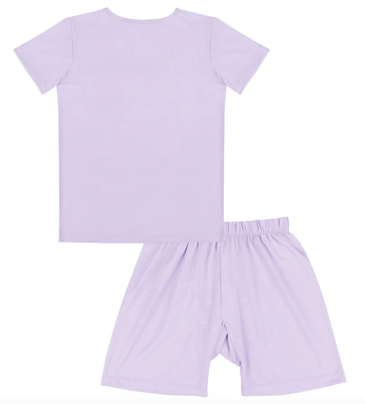 Short Sleeve Shirt + Shorts Lilac Set