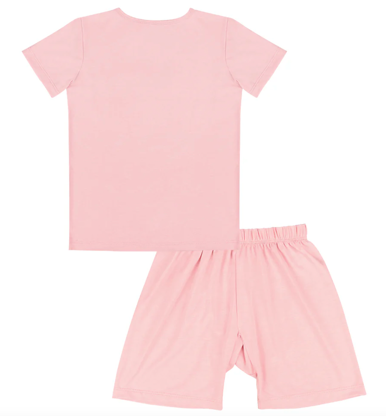 Short Sleeve Shirt + Shorts Pink Set