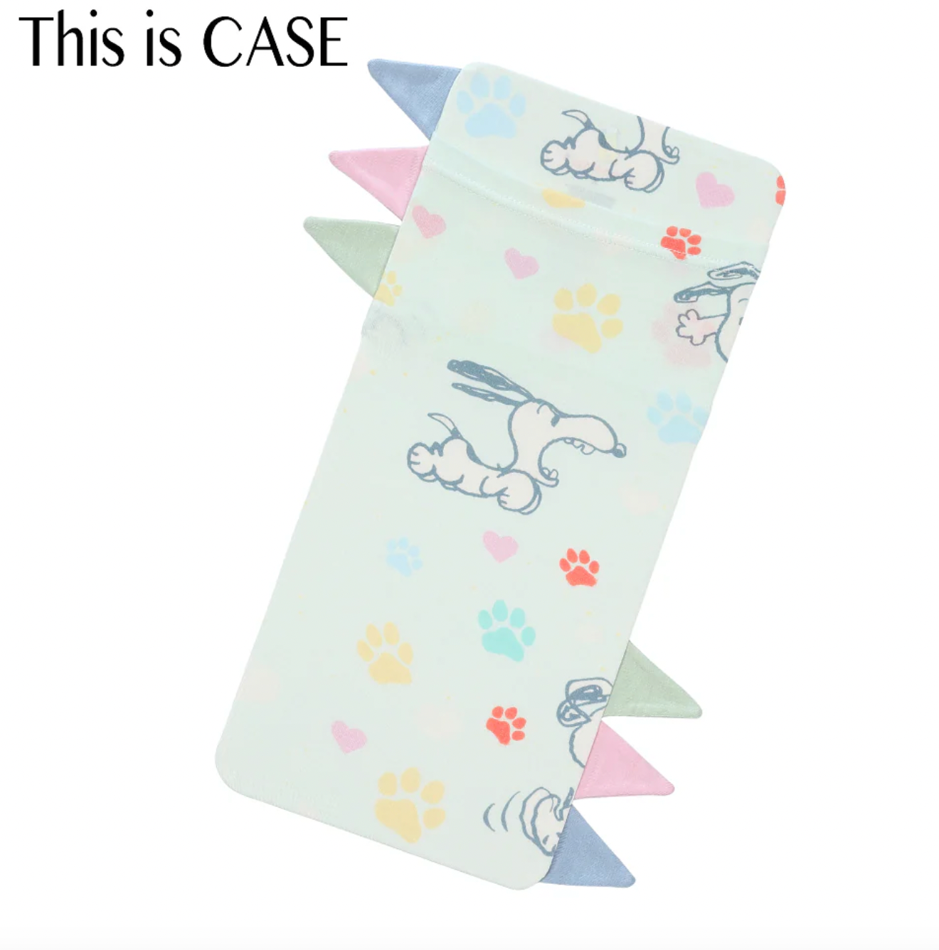 Small Snoopy Bed-Time Buddy CASE S01 Green