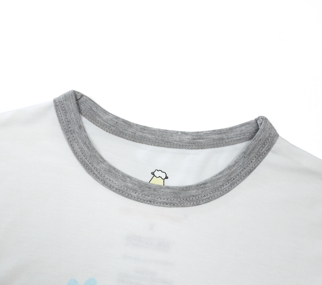 Snoopy PJ Set Short Sleeve Shirt S03 White + Pants S01 White