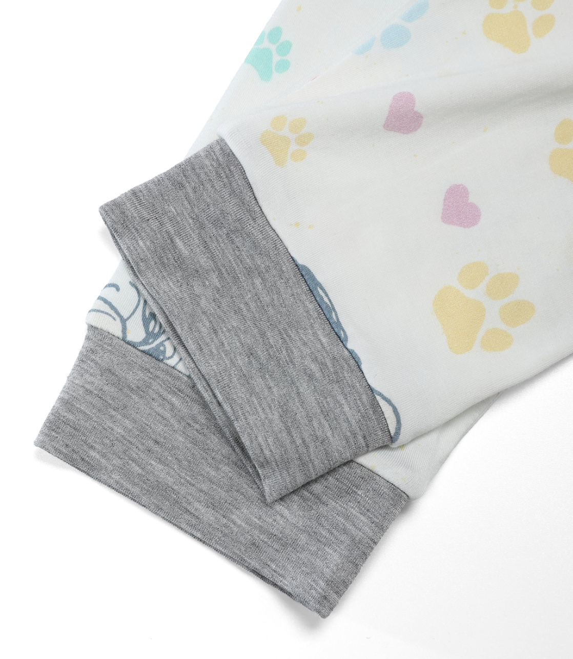 Snoopy PJ Set Short Sleeve Shirt S03 White + Pants S01 White