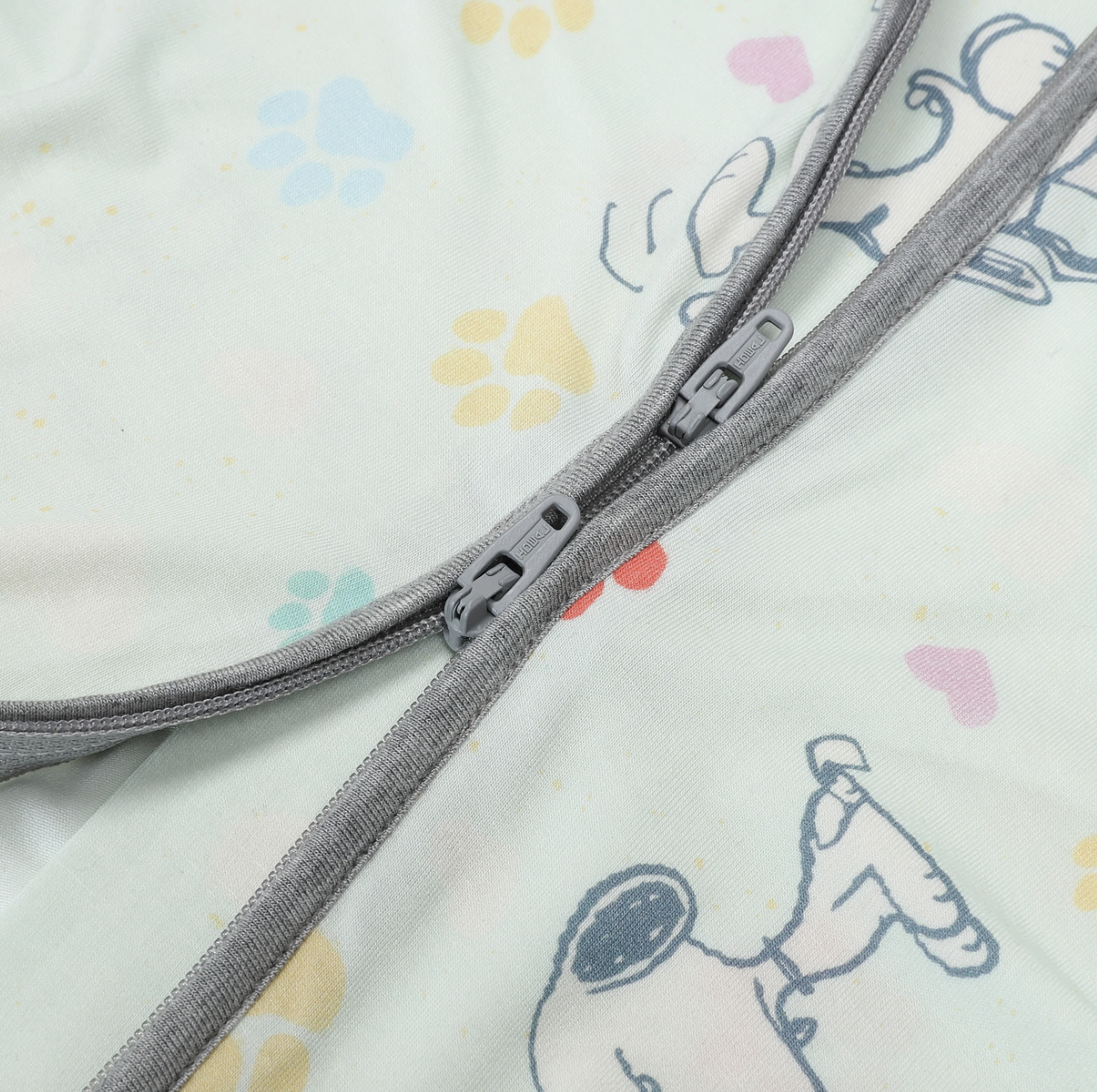 Snoopy Zip Romper S01 Green