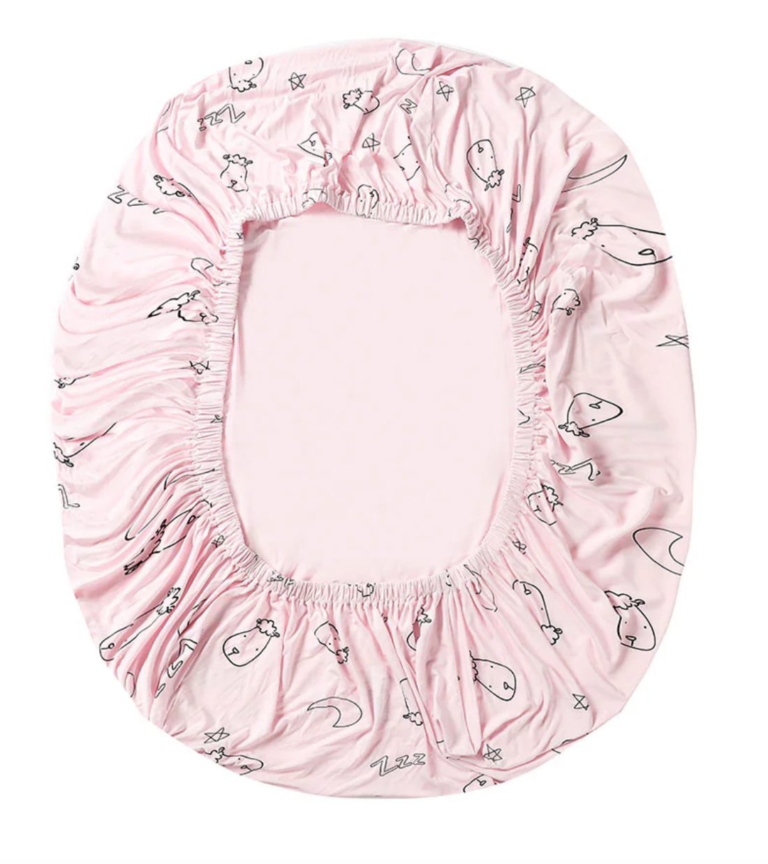Mattress Sheet Sweet Dreams Baa Baa Pink