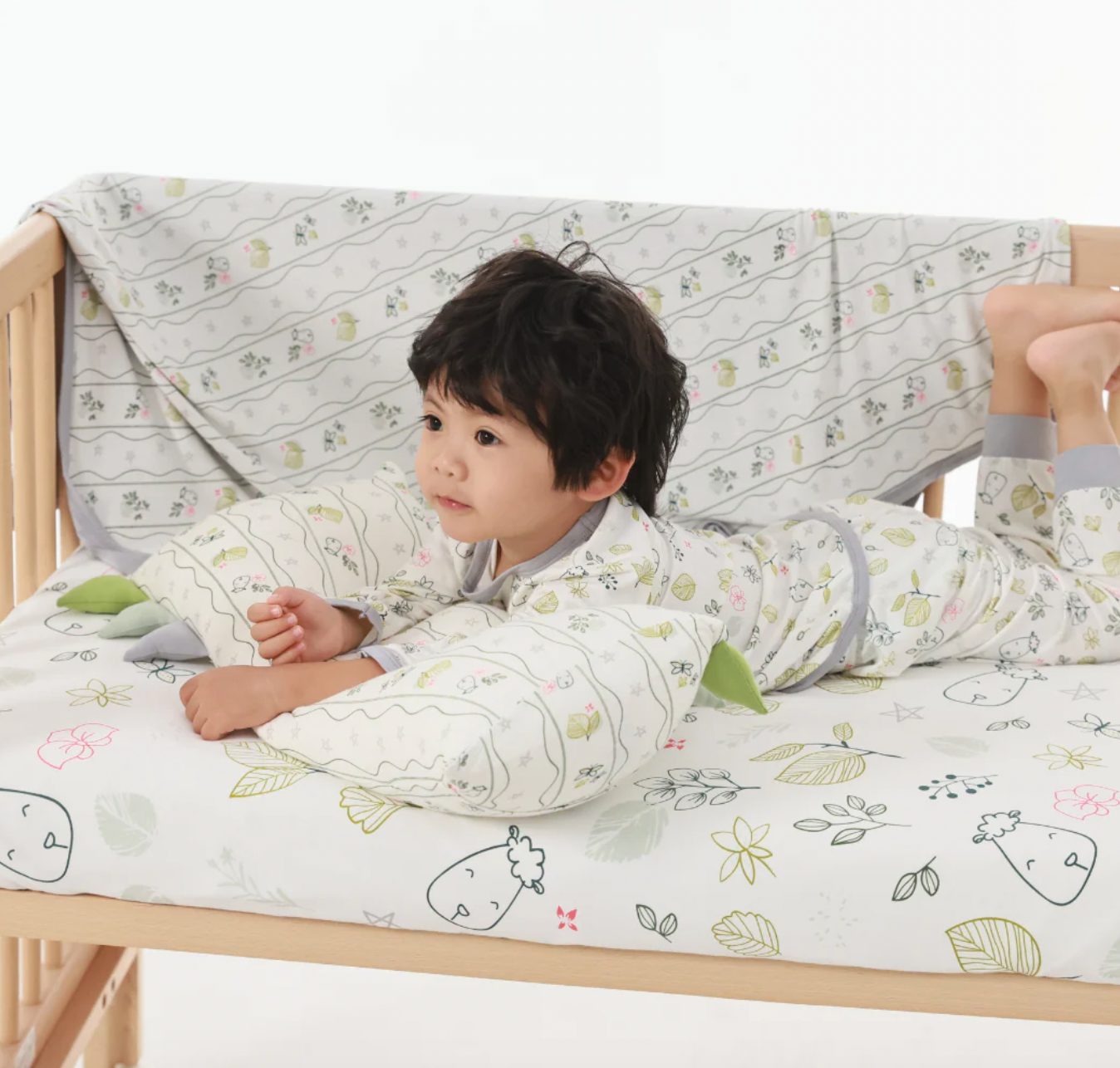 Pyjamas Set Dream Garden A Cream + Dream Garden A Cream