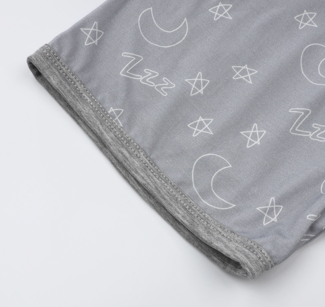 Snoopy V2 PJ Set Short Sleeve Shirt S27 White + Shorts S27 Grey