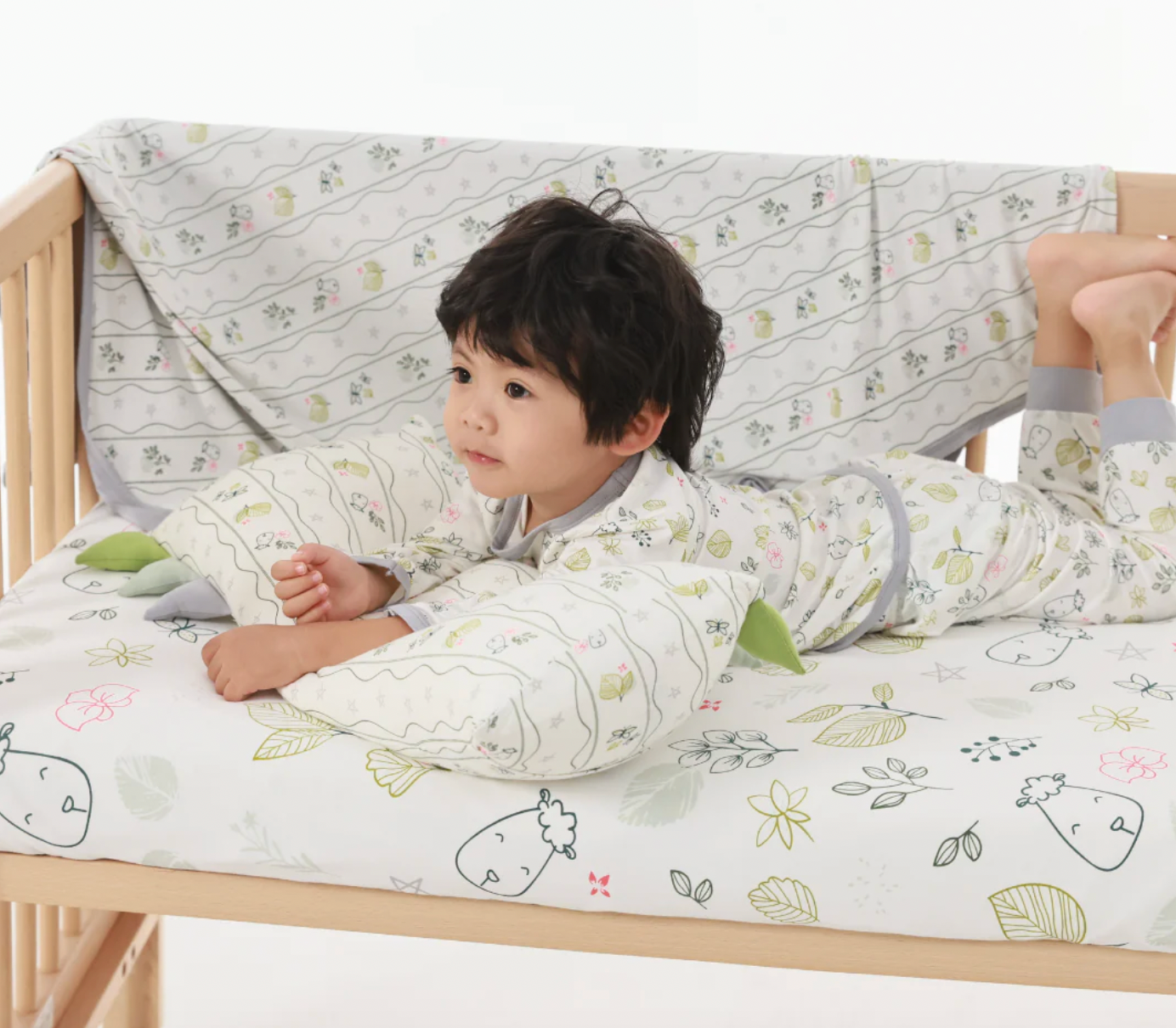 Mattress Sheet Dream Garden A Cream (60 x 120 cm / 70 x 140 cm)