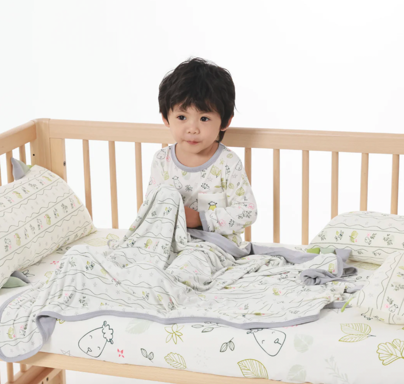 Mattress Sheet Dream Garden A Cream (60 x 120 cm / 70 x 140 cm)