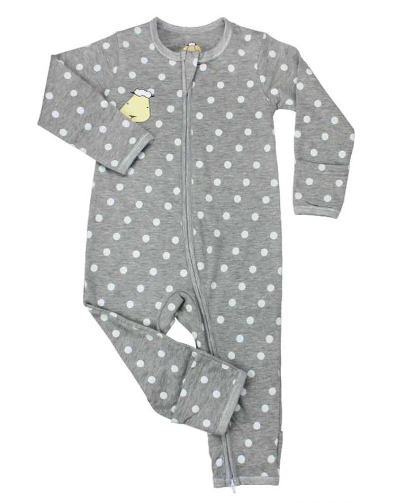 Polka Dot Sweet Dreams Baa Baa Yellow Newborn Gift Set